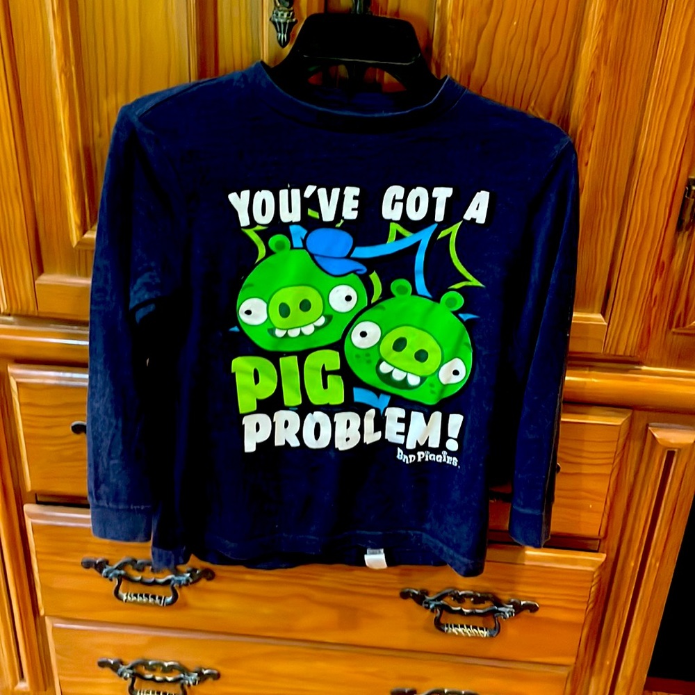 Angry Birds Bad Pigs long sleeve t-shirt